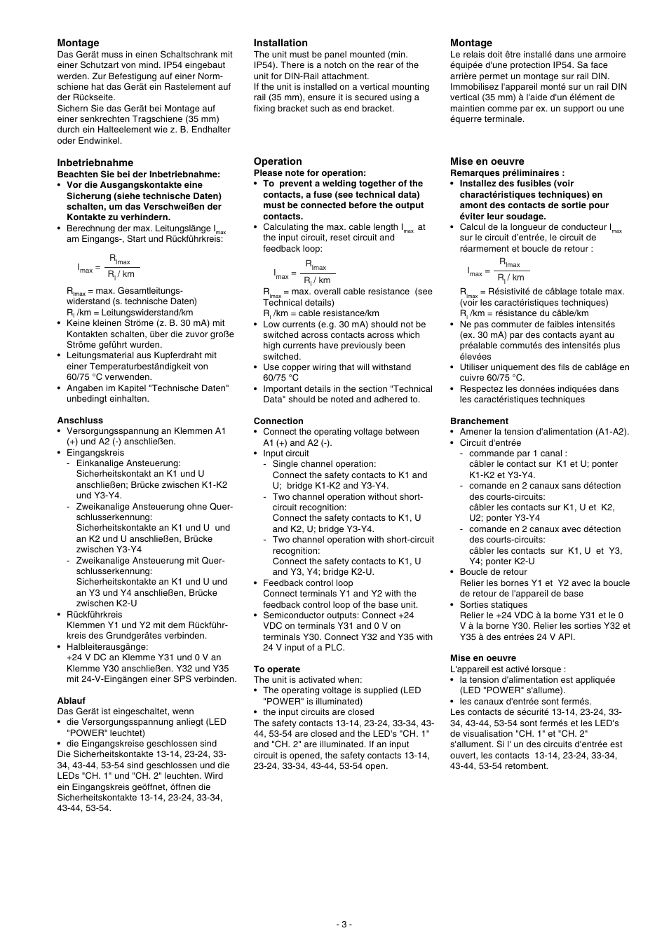 Pilz PZE X5P 24VDC 5n/o 2so User Manual | Page 3 / 8