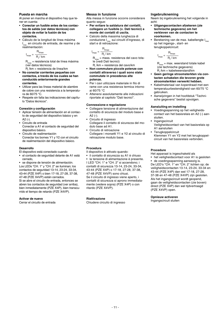 Pilz PZE X4VP 0,5/24VDC 4n/o fix User Manual | Page 11 / 16