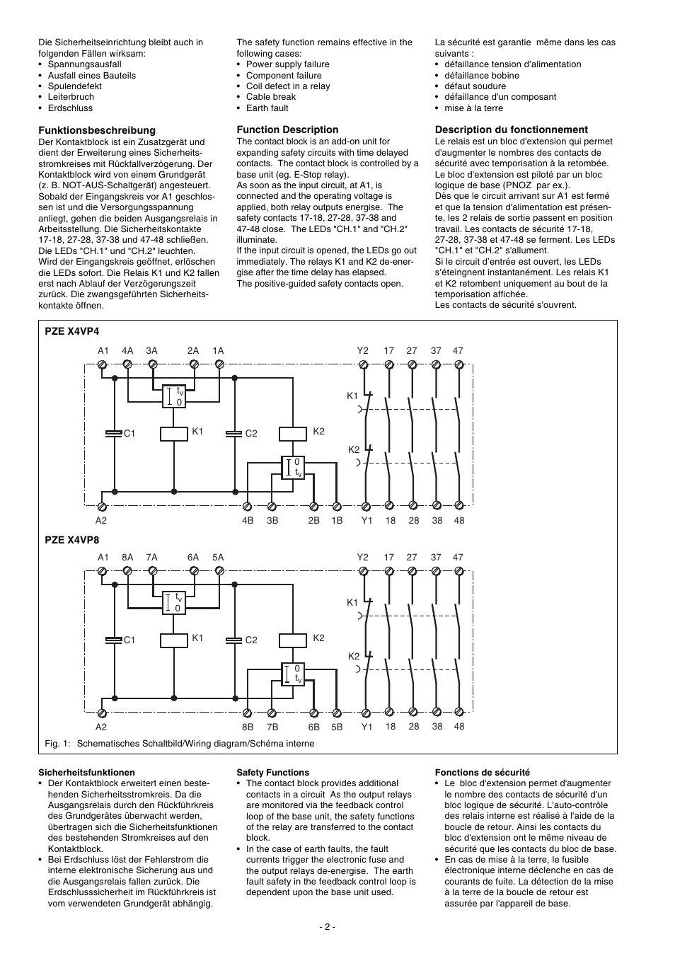 Pilz PZE X4VP8 24VDC 4n/o User Manual | Page 2 / 16