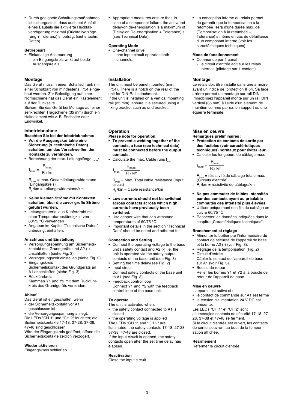 Pilz PZE X4VP8 24VDC 4n/o User Manual | Page 3 / 16