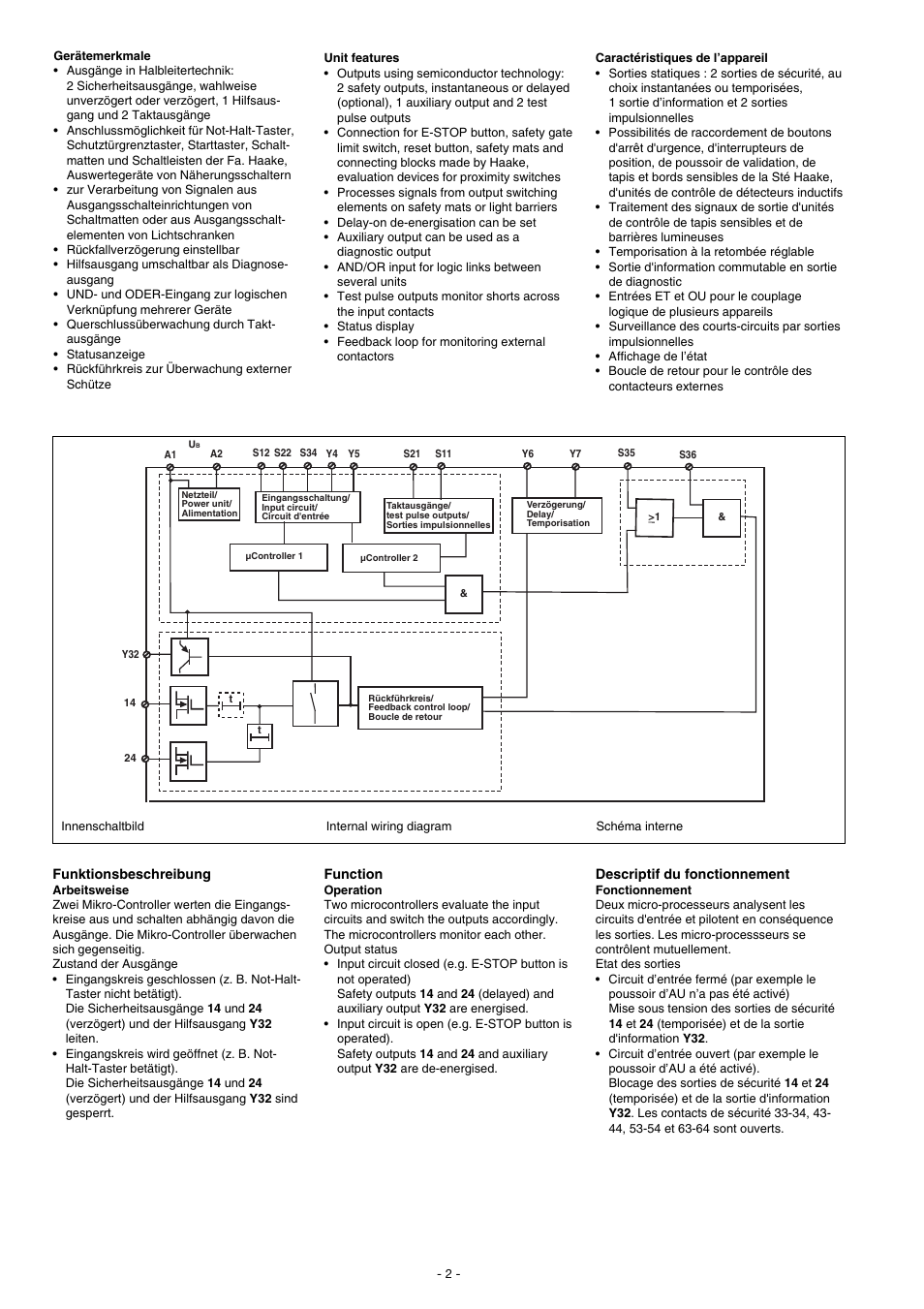 Pilz PNOZ e1vp 10/24VDC 1so 1so t User Manual | Page 2 / 12