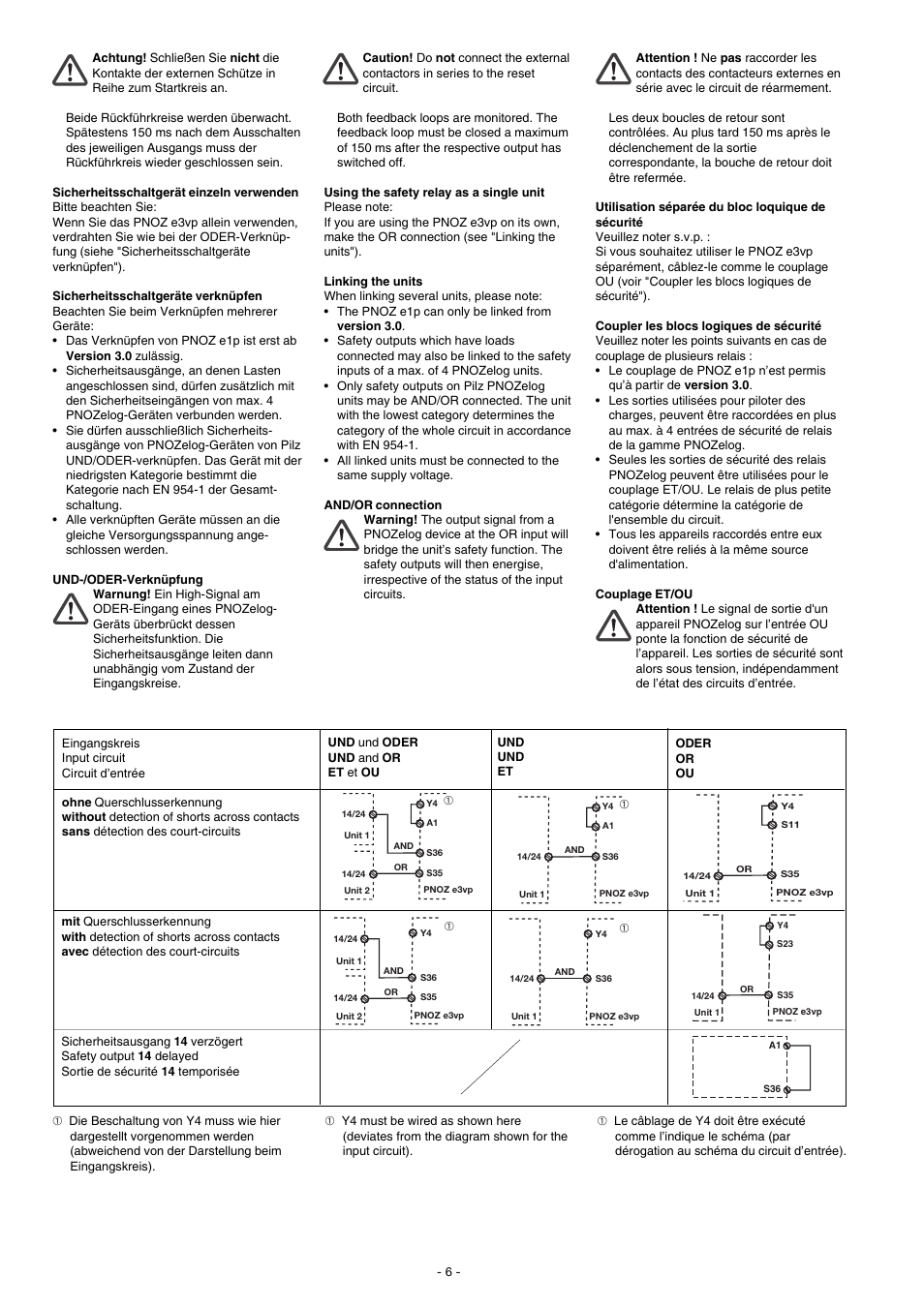 Pilz PNOZ e3vp 10/24VDC 1so 1so t User Manual | Page 6 / 12