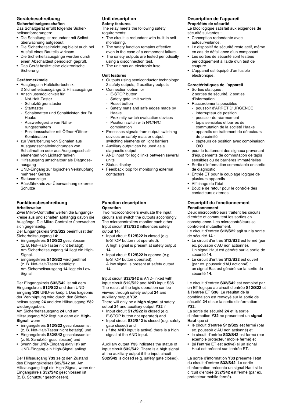 Pilz PNOZ e5.11p 24VDC 2so User Manual | Page 2 / 12