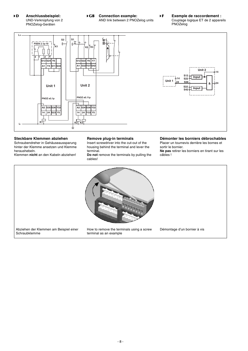 Pilz PNOZ e5.11p 24VDC 2so User Manual | Page 8 / 12