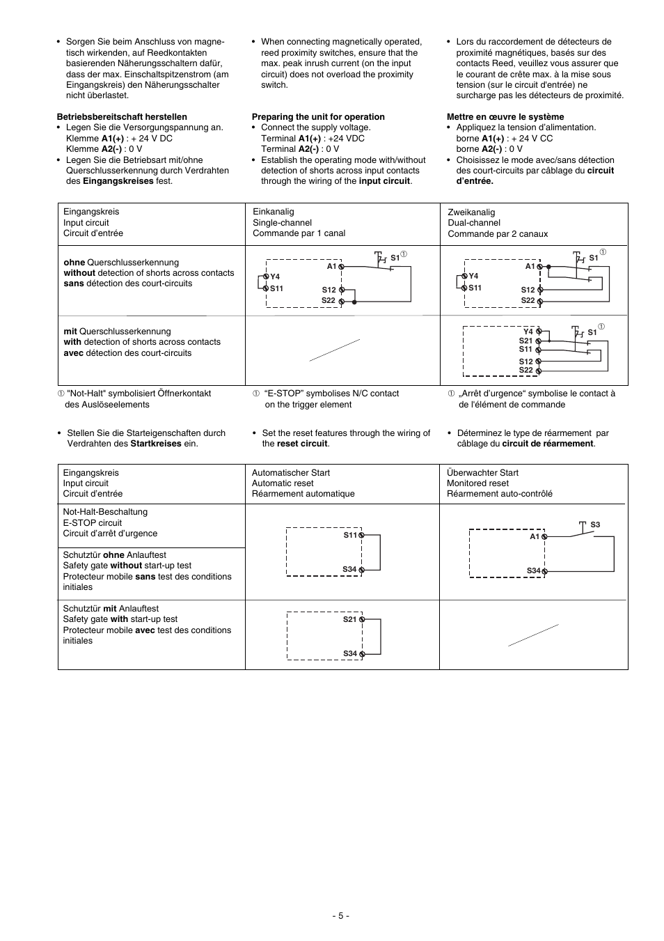 Pilz PNOZ e6vp 24VDC 4n/o 1so 1so t User Manual | Page 5 / 14