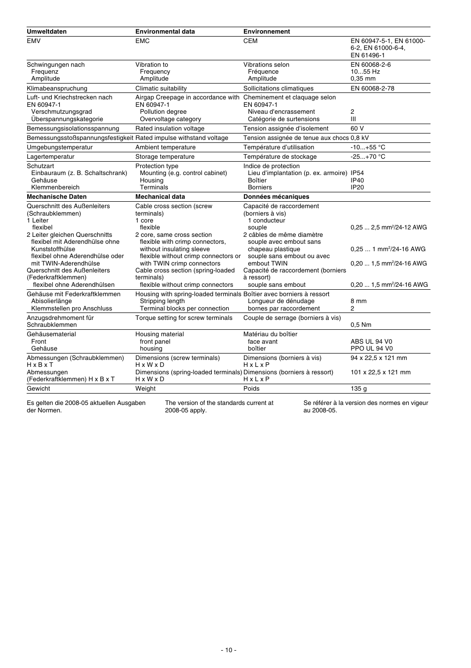 Pilz PNOZ e7p 24VDC 2 so User Manual | Page 10 / 12