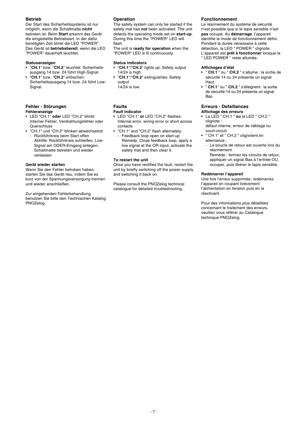 Pilz PNOZ e4.1p 24VDC 2so User Manual | Page 7 / 12