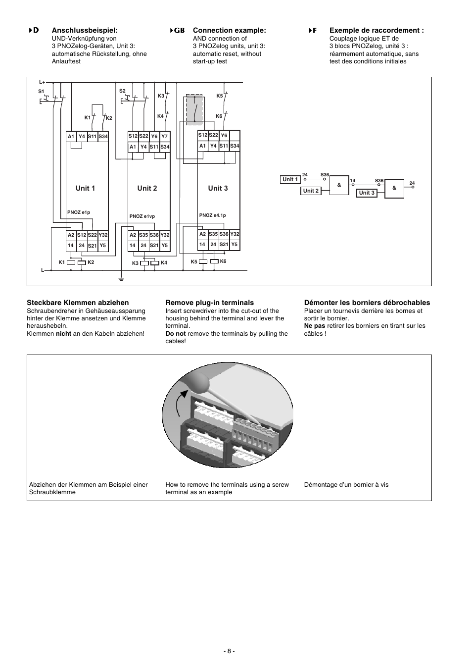 Pilz PNOZ e4.1p 24VDC 2so User Manual | Page 8 / 12