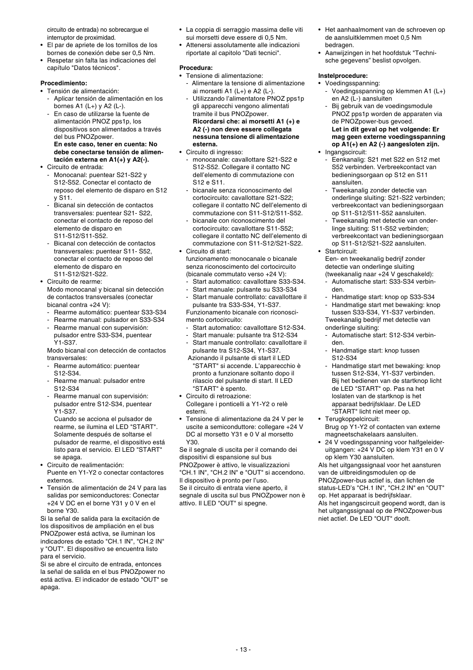 Pilz PNOZ p1p 24VDC 2so User Manual | Page 13 / 16