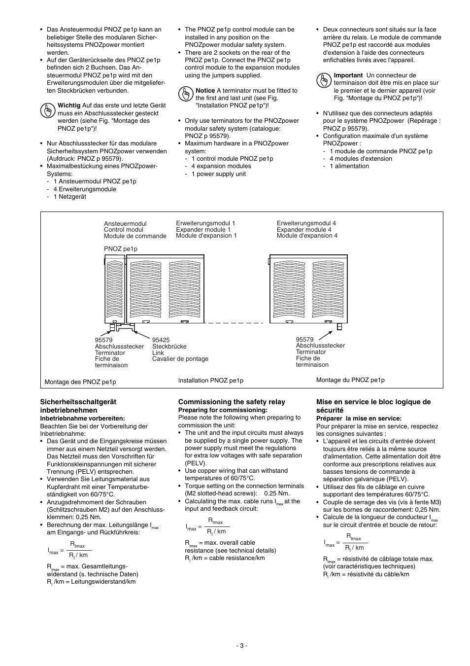 Pilz PNOZ pe1p User Manual | Page 3 / 16