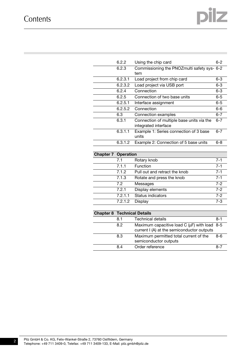 Pilz PNOZ mm0.2p User Manual | Page 4 / 51