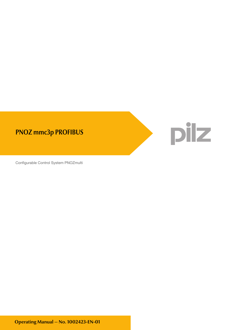 Pilz PNOZ mmc3p DP User Manual | 29 pages
