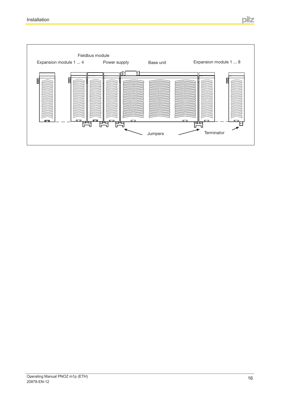 Pilz PNOZ m1p base unit User Manual | Page 16 / 40