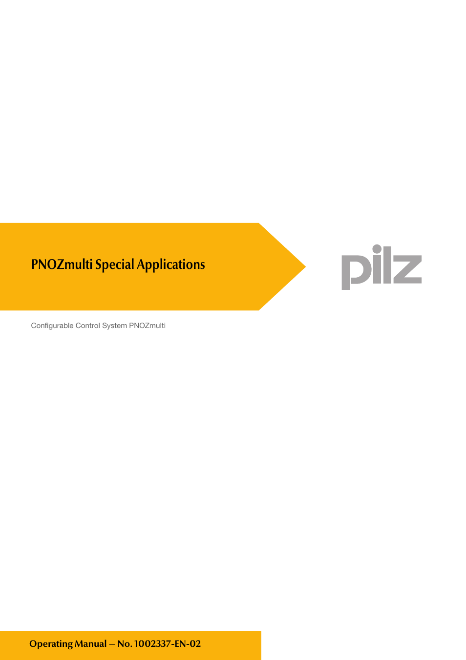 Pilz PNOZ m1p base unit User Manual | 72 pages