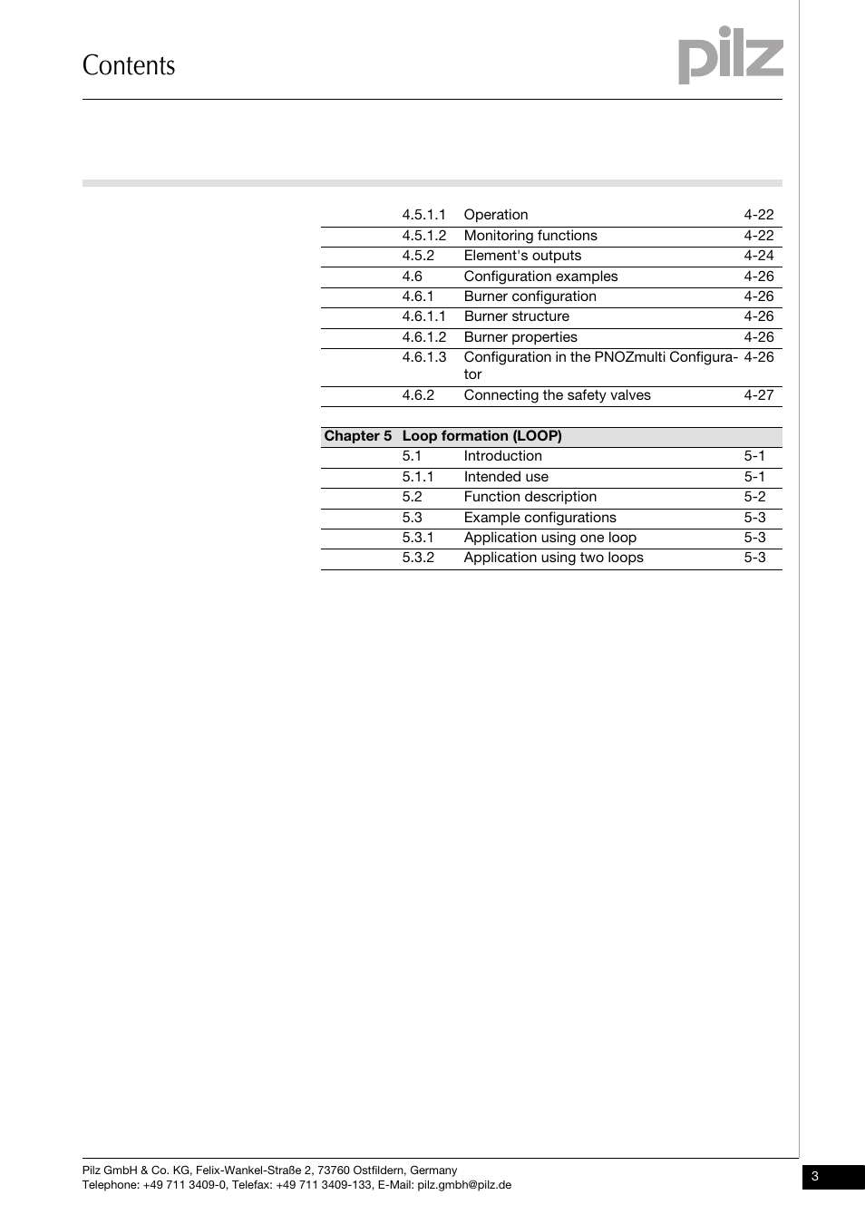 Pilz PNOZ m1p base unit User Manual | Page 5 / 72