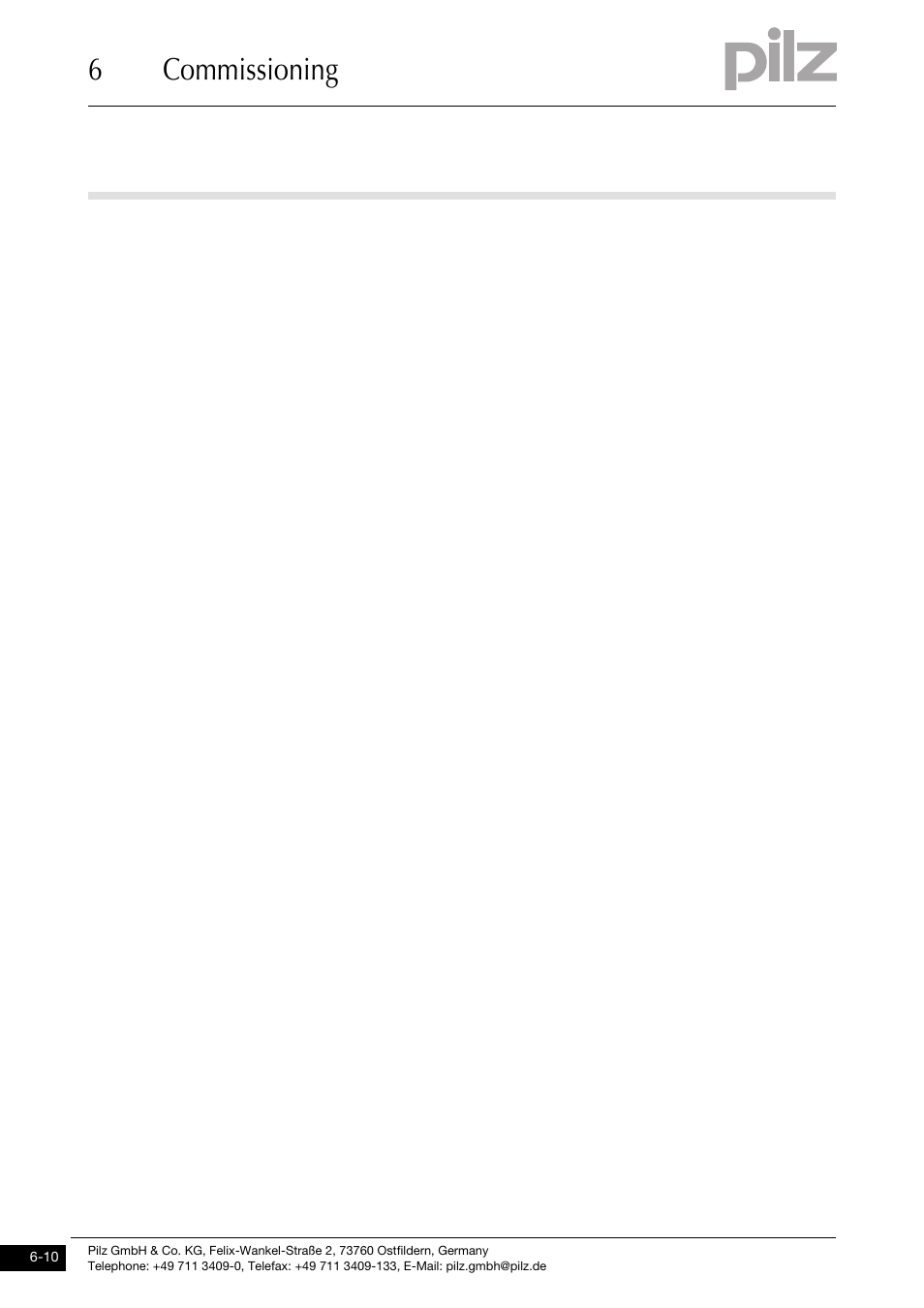 6commissioning | Pilz PNOZ m0p base unit not expandable User Manual | Page 34 / 47