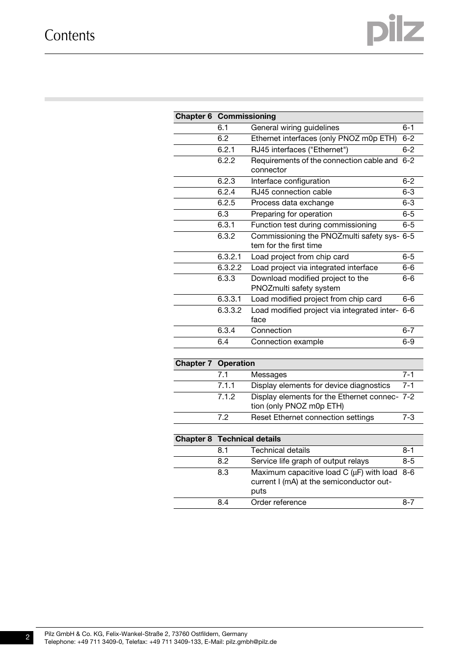 Pilz PNOZ m0p base unit not expandable User Manual | Page 4 / 47