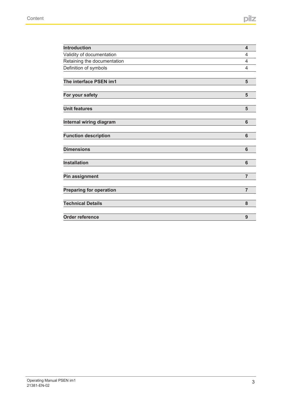 Pilz PSEN im1 User Manual | Page 3 / 10