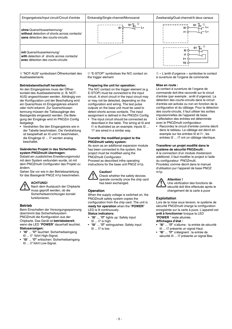 Pilz PNOZ mi1p 8 input User Manual | Page 5 / 16