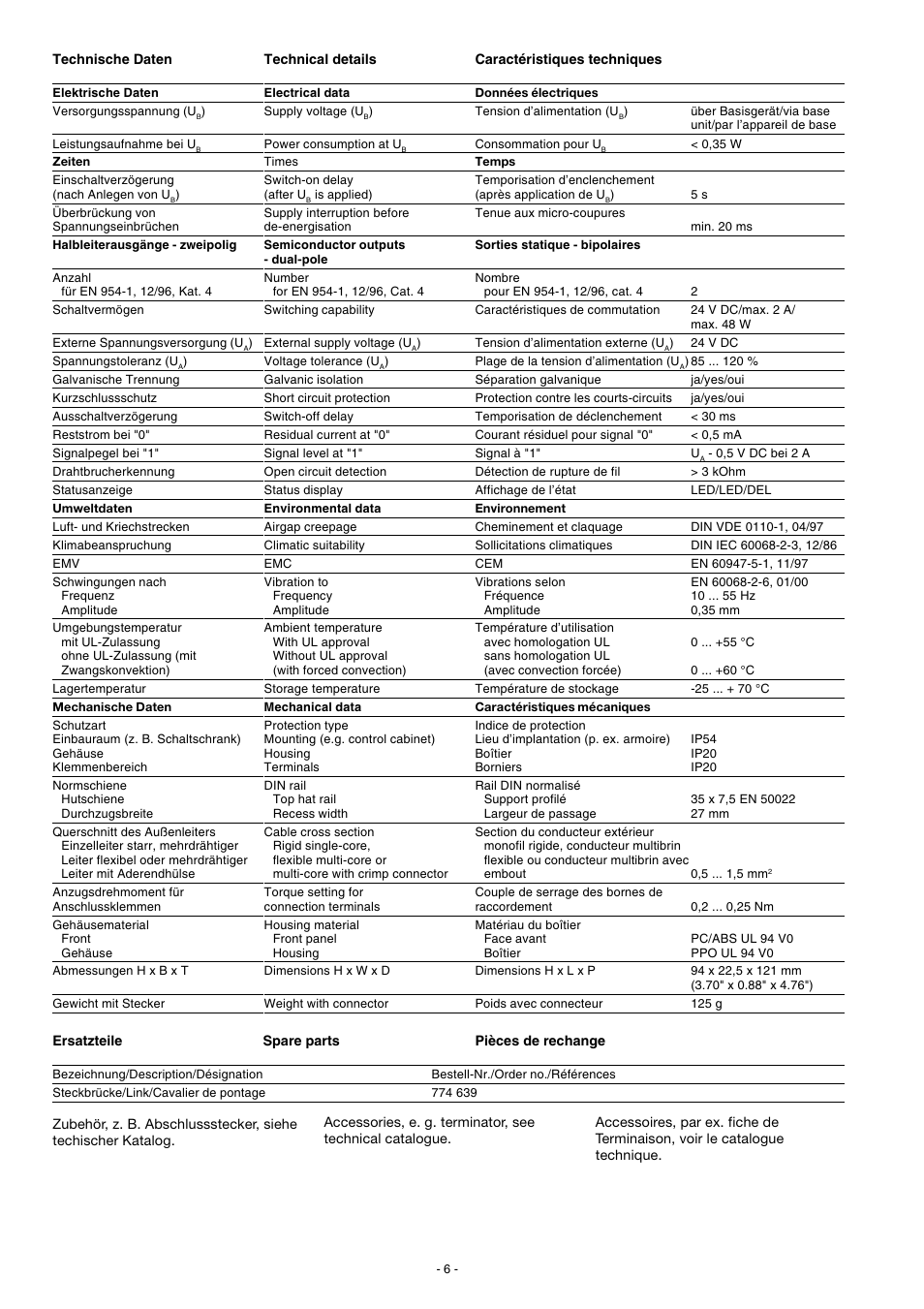 Pilz PNOZ mo3p 2so User Manual | Page 6 / 16