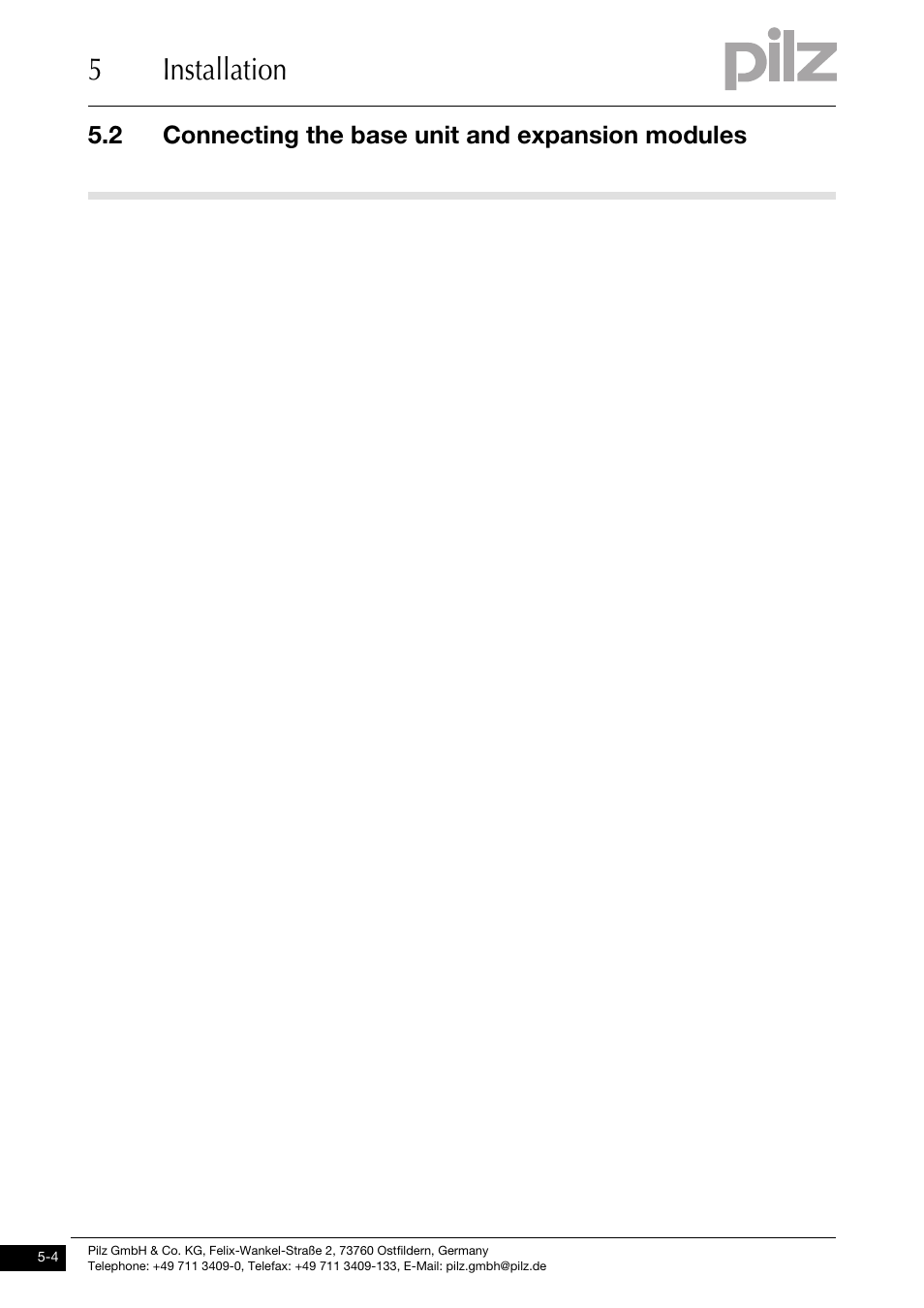5installation | Pilz PNOZ ms3p standstill / speed monitor User Manual | Page 20 / 35