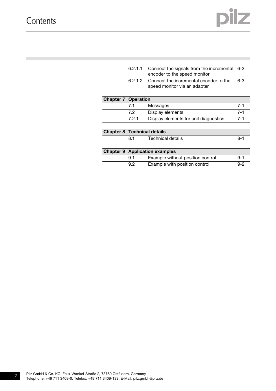 Pilz PNOZ ms4p speedcontrol User Manual | Page 4 / 33