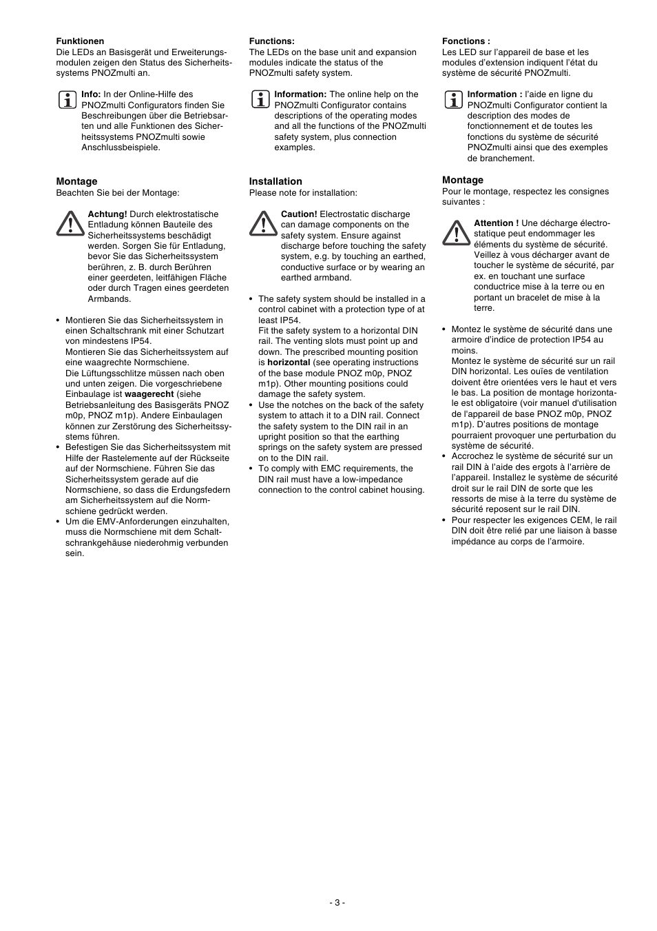 Pilz PNOZ mc1p User Manual | Page 3 / 16