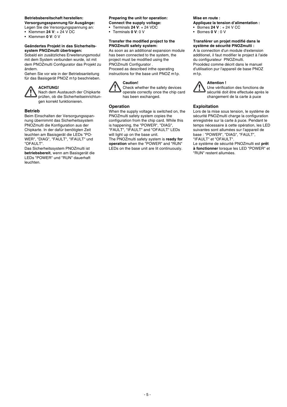 Pilz PNOZ mc1p User Manual | Page 5 / 16