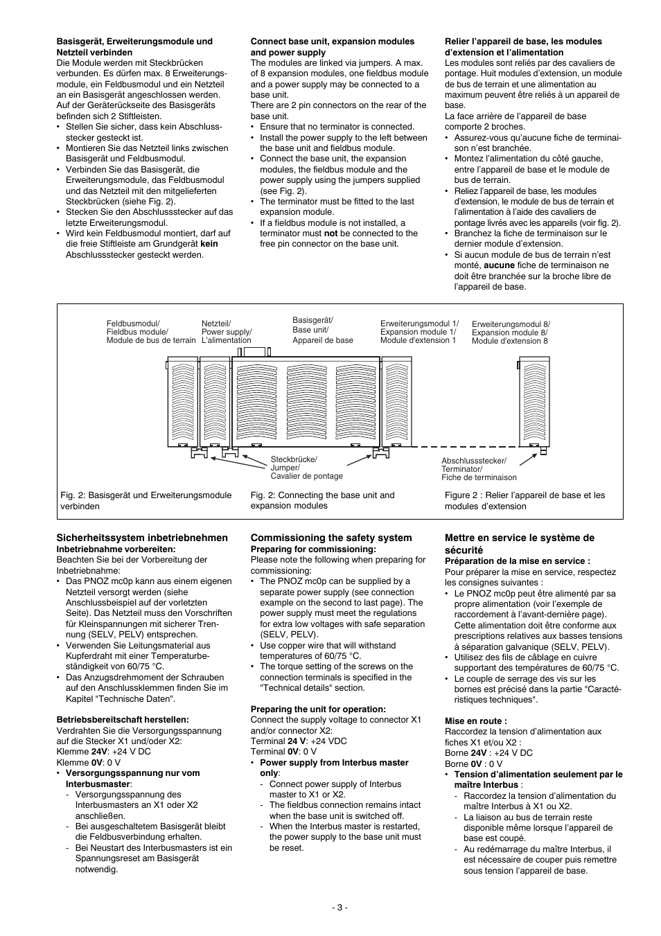 Pilz PNOZ mc0p Powersupply User Manual | Page 3 / 12