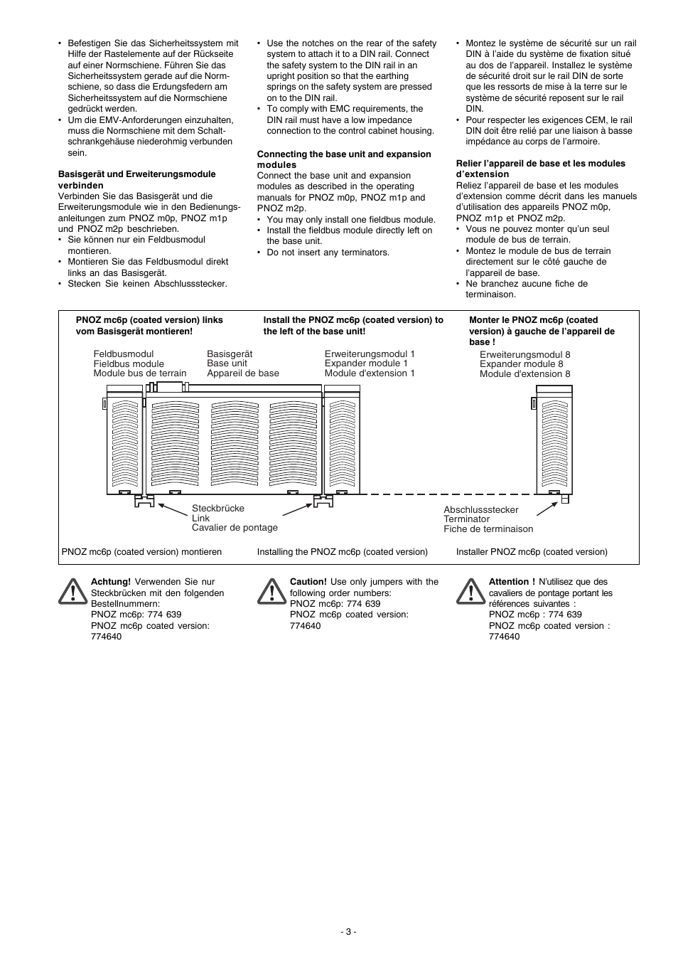 Pilz PNOZ mc6p CANopen coated version User Manual | Page 3 / 16