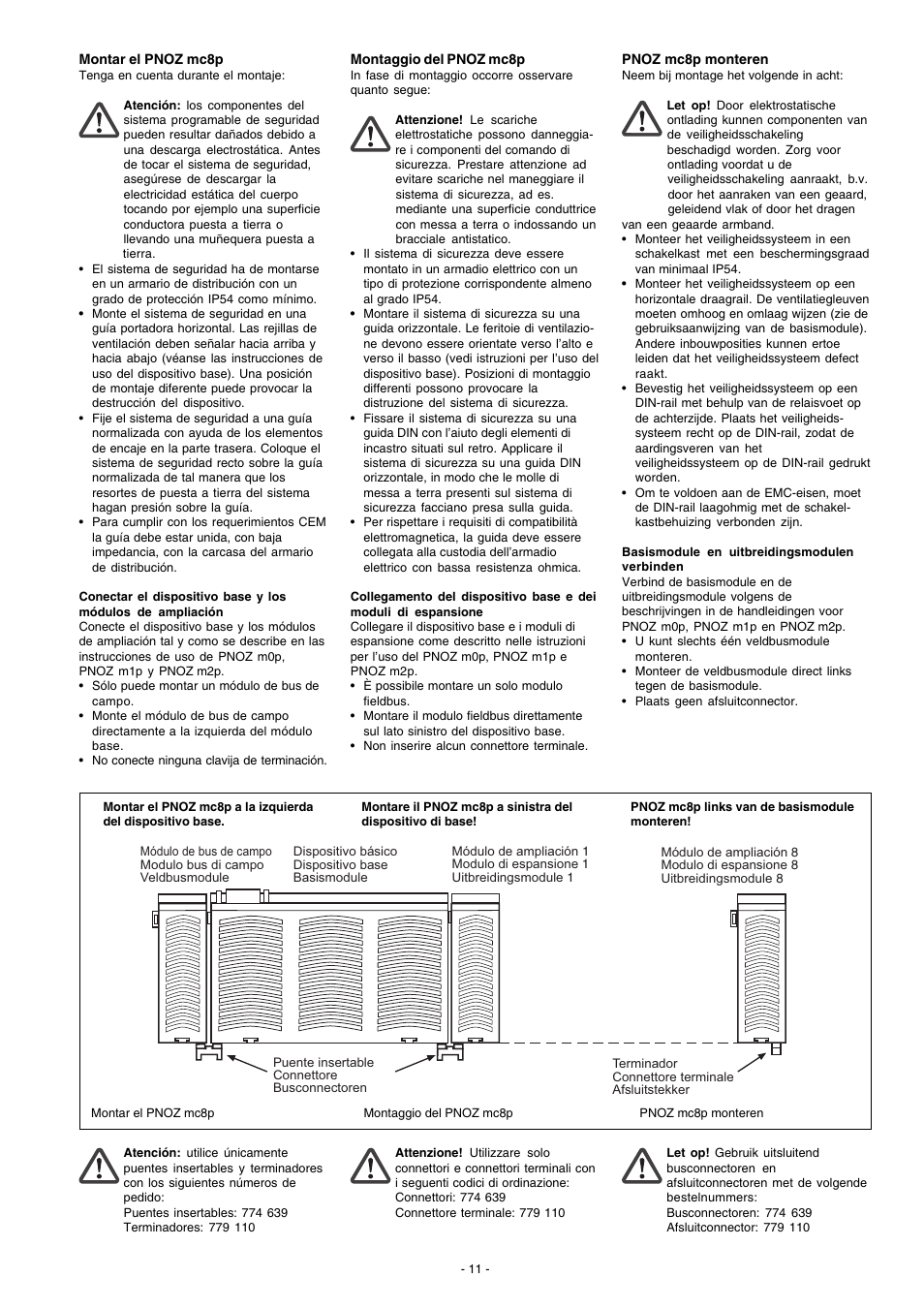 Pilz PNOZ mc8p Ethernet IP / Modbus TCP User Manual | Page 11 / 20