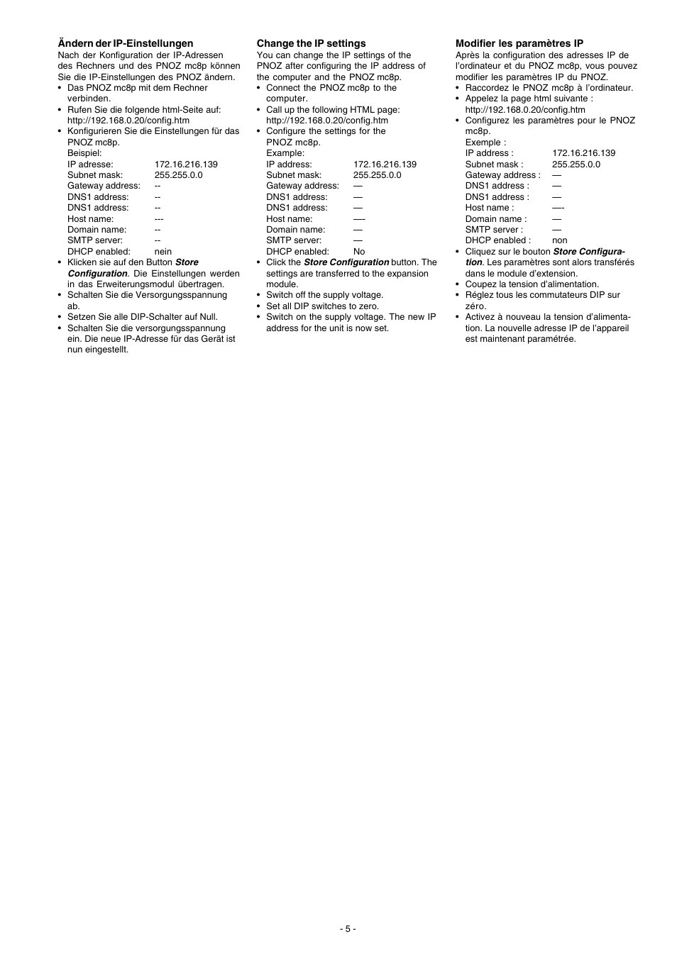 Pilz PNOZ mc8p Ethernet IP / Modbus TCP User Manual | Page 5 / 20