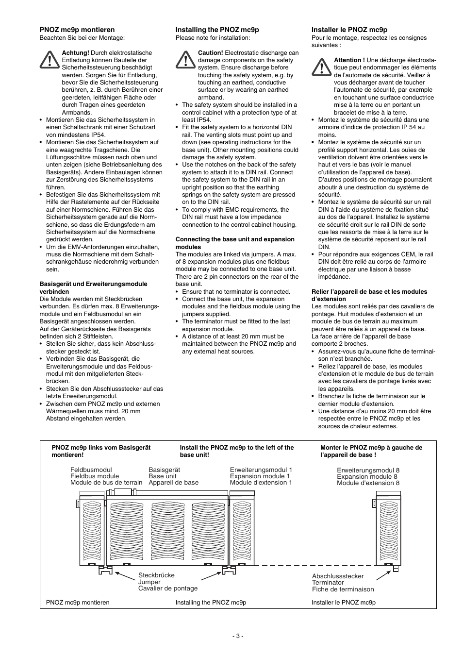 Pilz PNOZ mc9p Profinet IO User Manual | Page 3 / 16