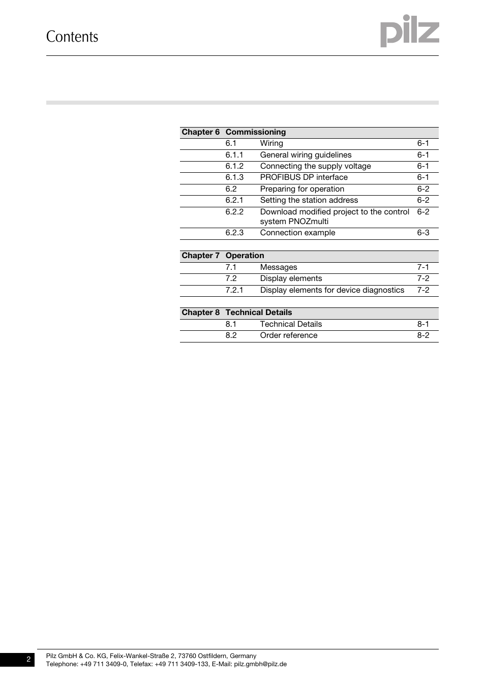Pilz PNOZ mc3p Profibus 2 User Manual | Page 4 / 27