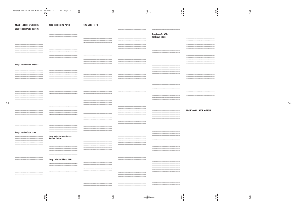 Comcast M1057A User Manual | Page 2 / 2