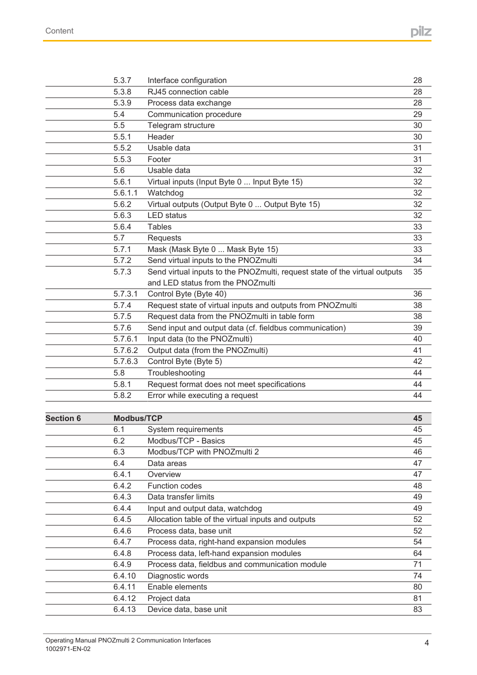 Pilz PNOZ m B0 User Manual | Page 4 / 157