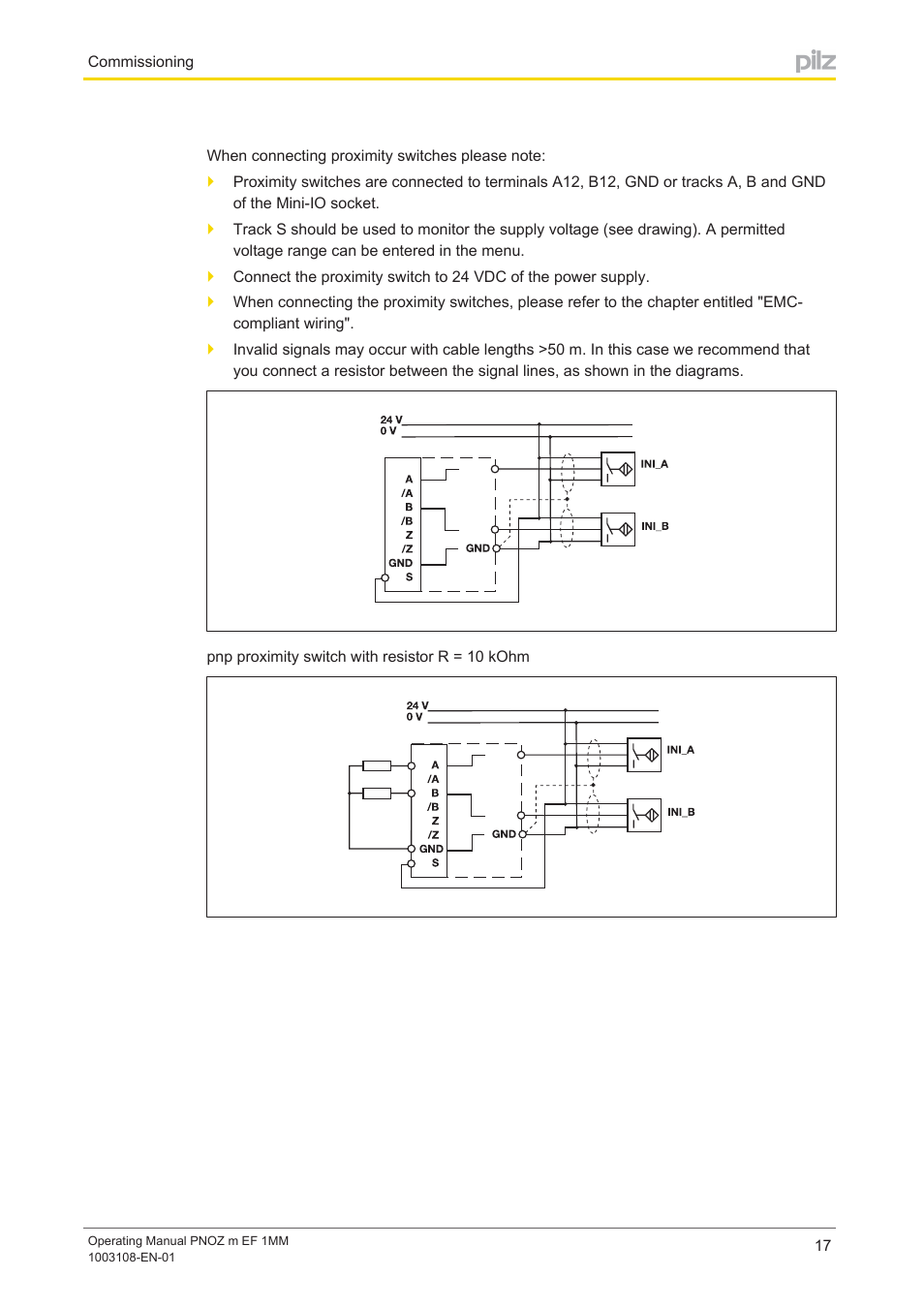 Pilz PNOZ m EF 1MM User Manual | Page 17 / 26