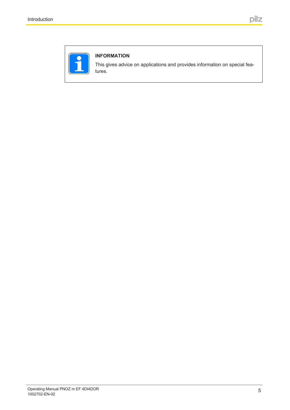 Pilz PNOZ m EF 4DI4DOR User Manual | Page 5 / 22