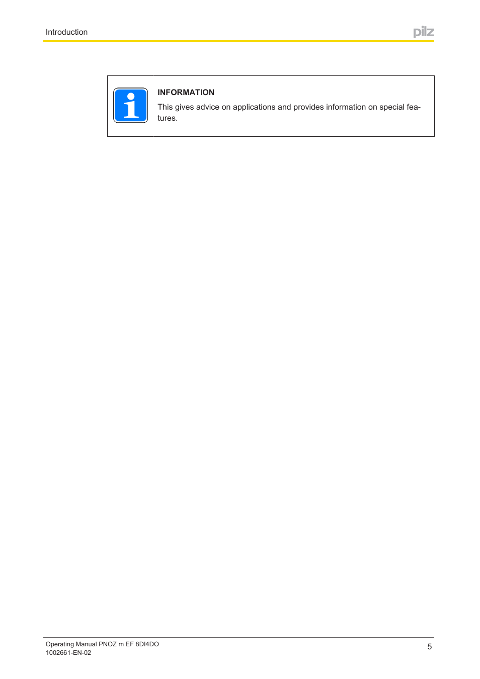 Pilz PNOZ m EF 8DI4DO User Manual | Page 5 / 22