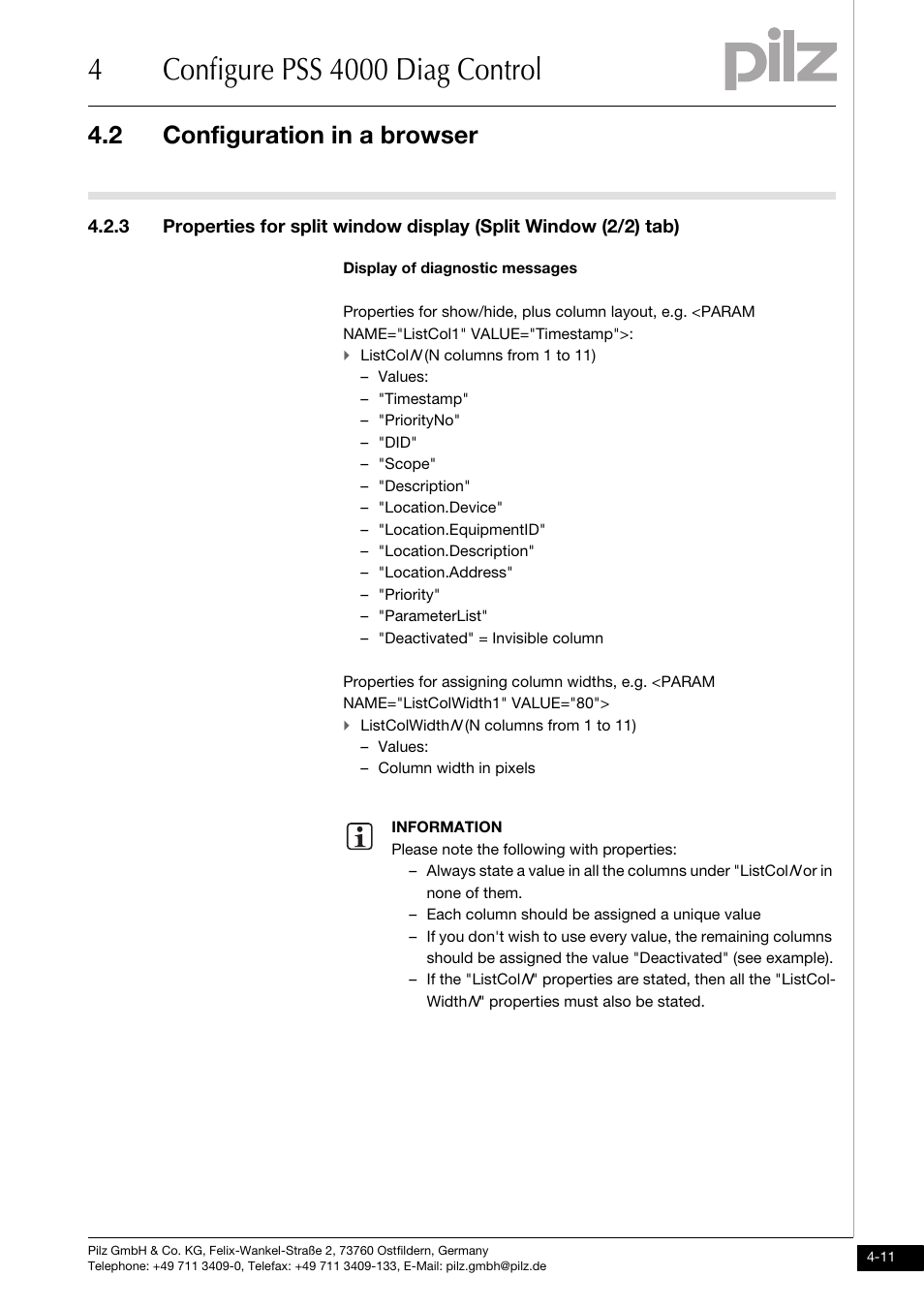 2 configuration in a browser | Pilz PSSu H PLC1 FS SN SD User Manual | Page 23 / 47
