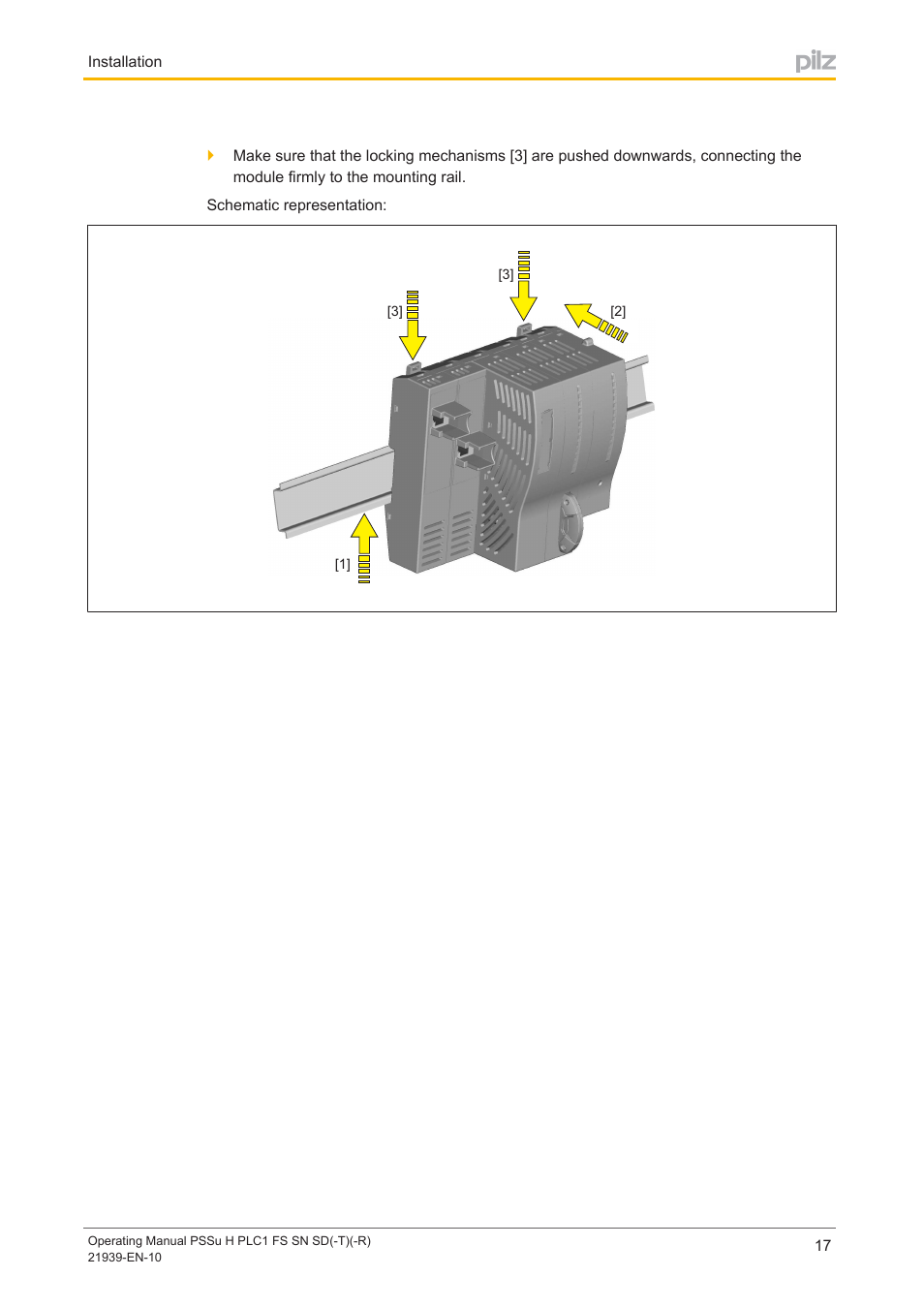 Pilz PSSu H PLC1 FS SN SD User Manual | Page 17 / 42