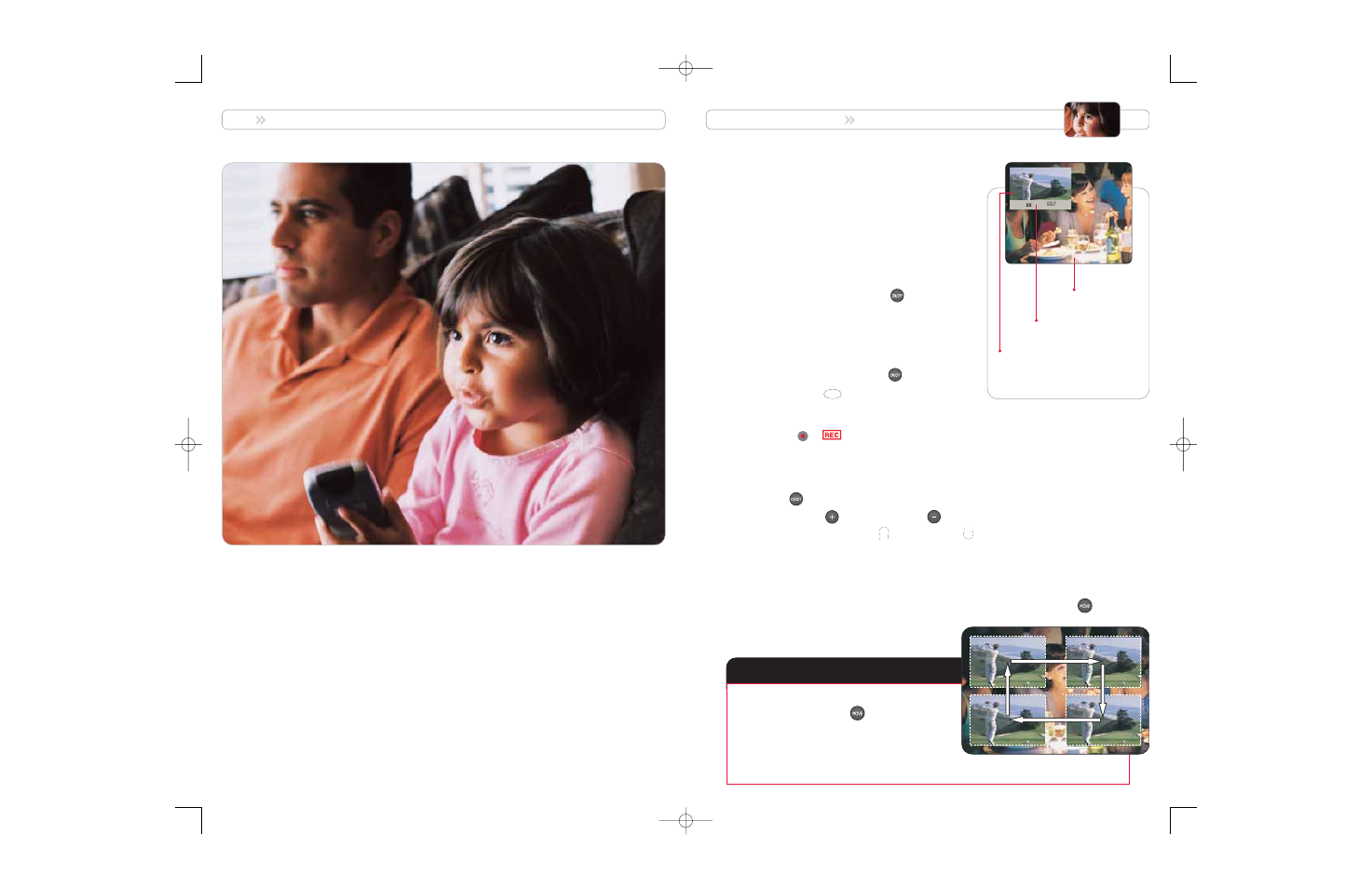 Watch two programs at once, Turn pip on and off, Change the channel of the pip screen | Move the location of the pip screen, Possible positions of the pip screen | Comcast 1676-DVR SA User Manual | Page 10 / 24