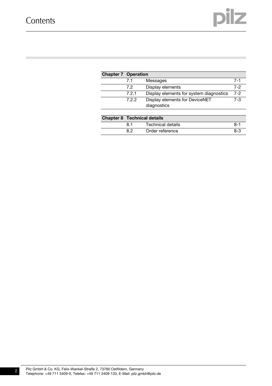 Pilz PSSu H DN User Manual | Page 4 / 31