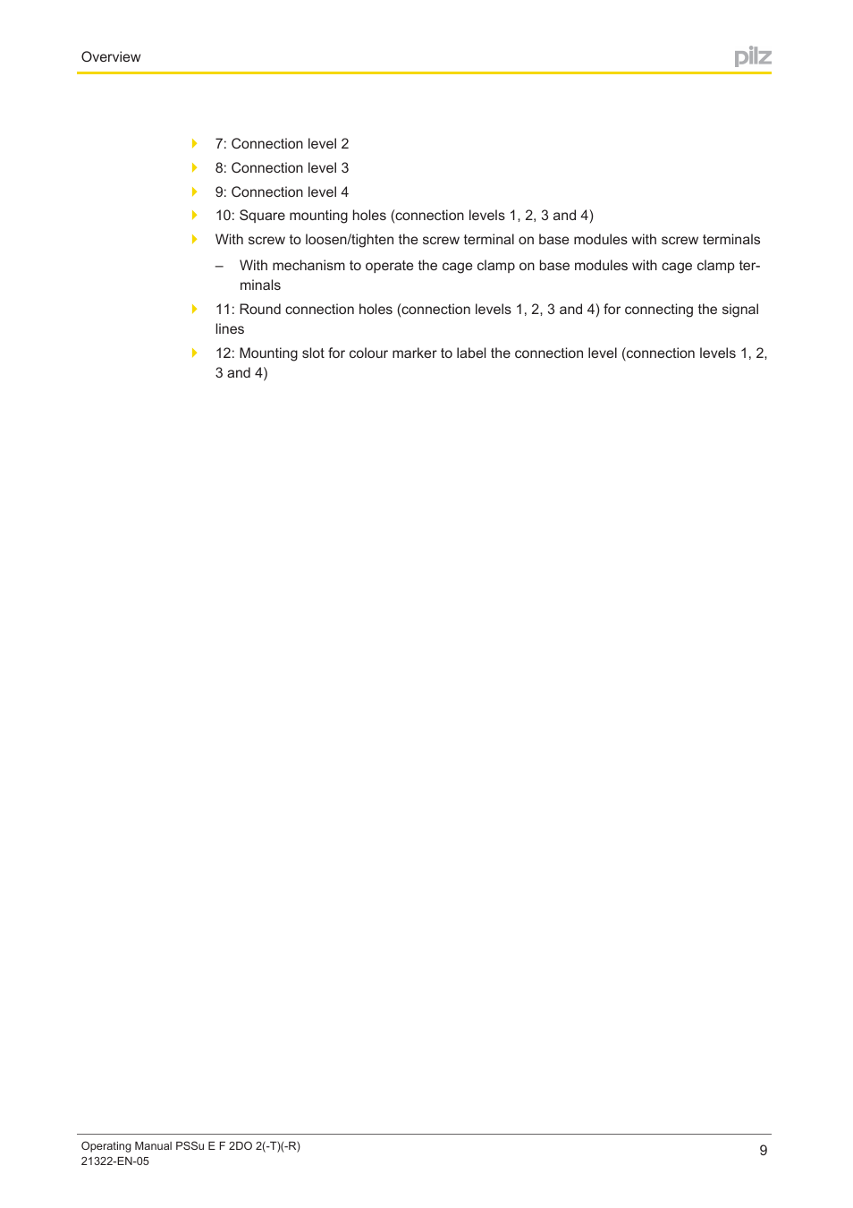 Pilz PSSu E F 2DO 2 User Manual | Page 9 / 38
