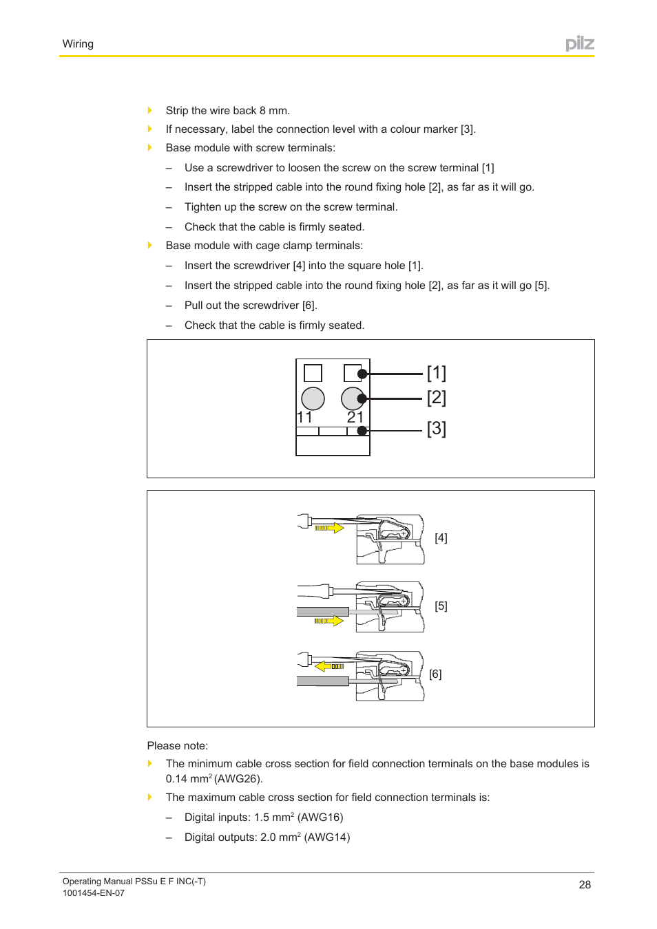 Pilz PSSu E F INC User Manual | Page 28 / 41