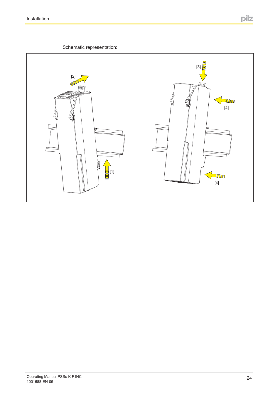 Pilz PSSu K F INC User Manual | Page 24 / 34