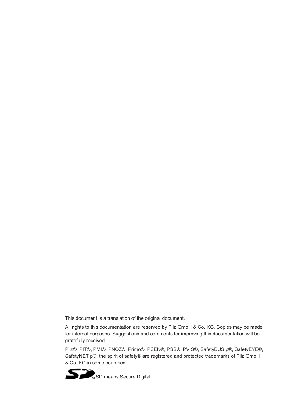 Preface | Pilz PSSu K F FCU User Manual | Page 2 / 42