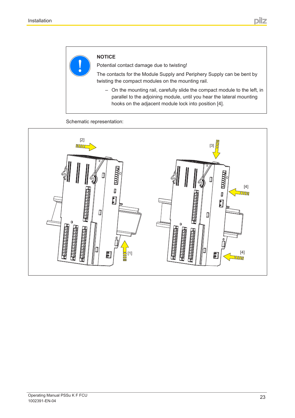 Pilz PSSu K F FCU User Manual | Page 23 / 42