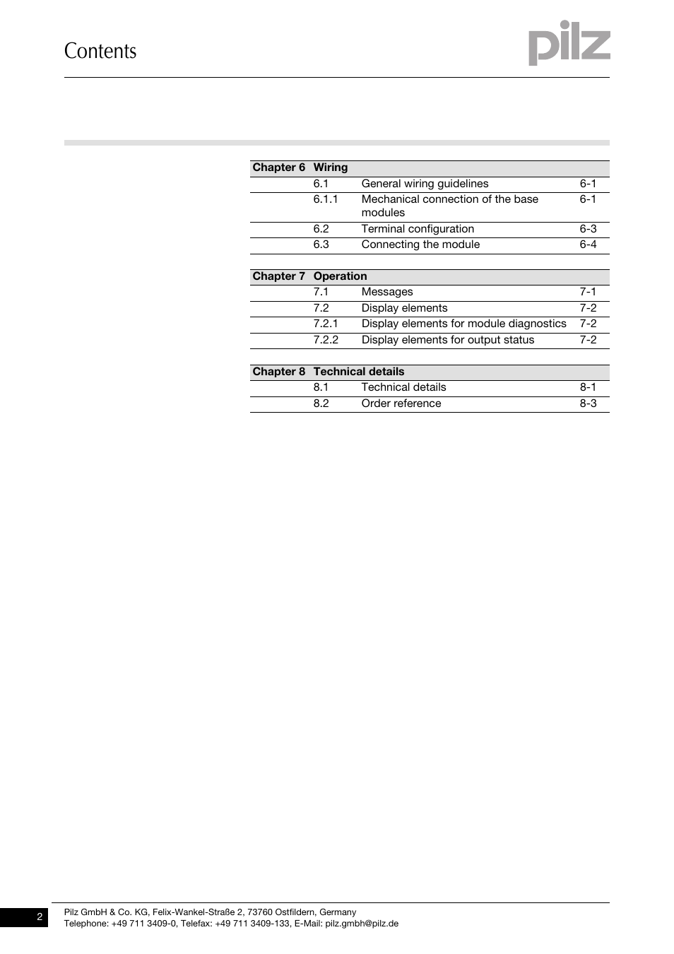 Pilz PSSu E S 2DO 2-T User Manual | Page 4 / 35