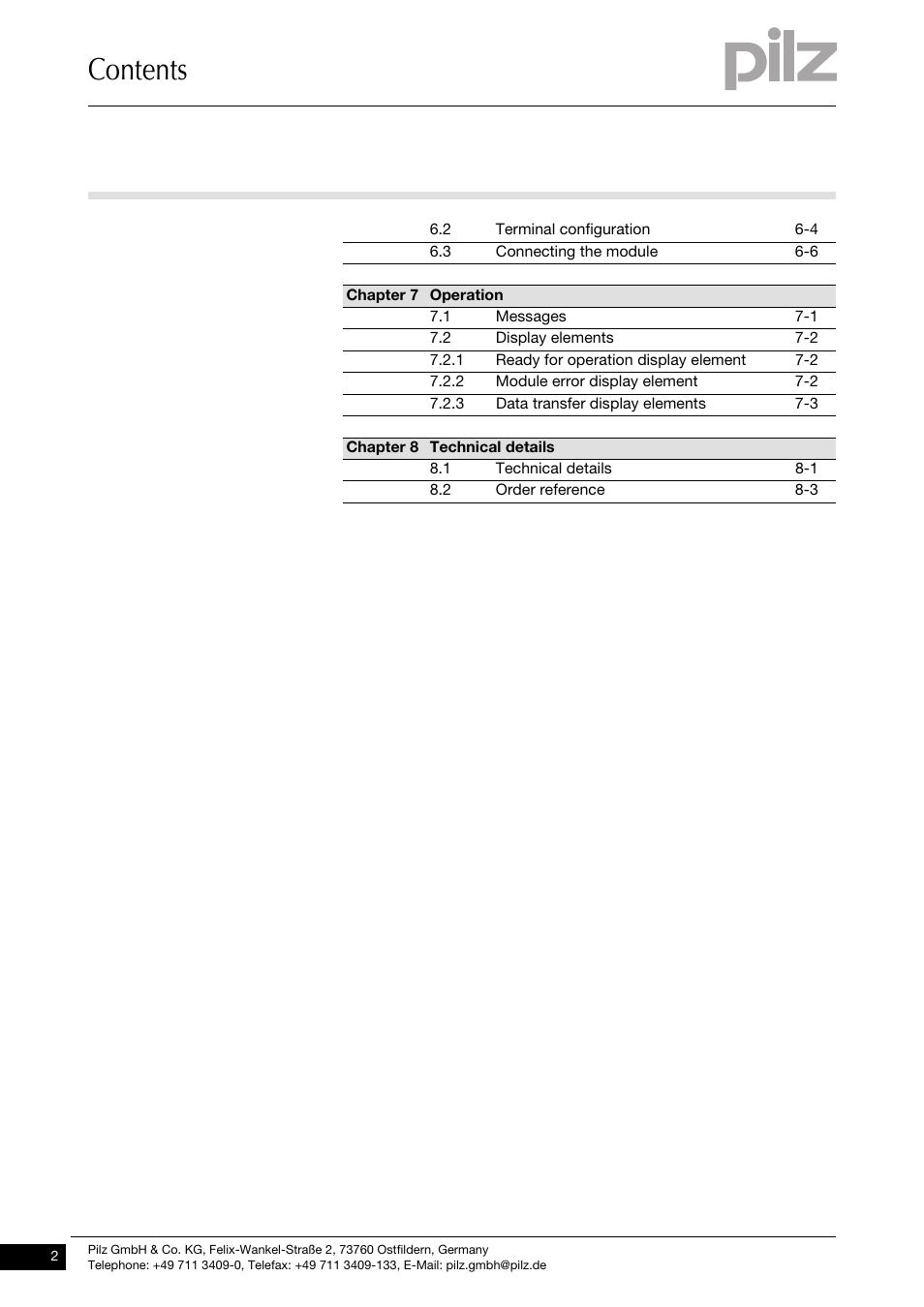 Pilz PSSu E S RS485 User Manual | Page 4 / 41